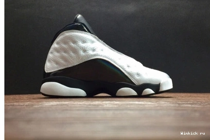 13 JORDAN “BARONS WHITE GREY RETRO AIR MENS HOLOGRAM” 1212